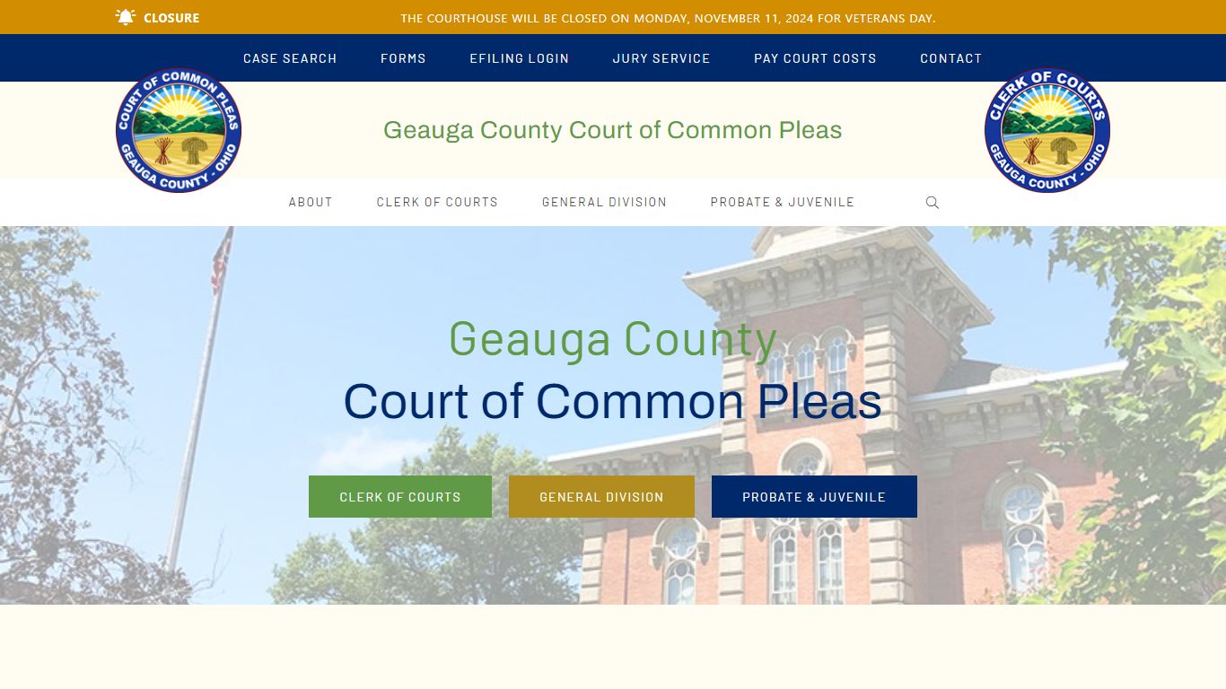 Home | Geauga County Clerk of Courts