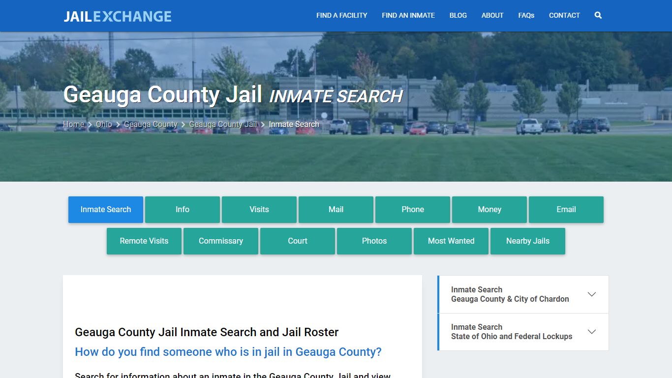 Inmate Search: Roster & Mugshots - Geauga County Jail, OH